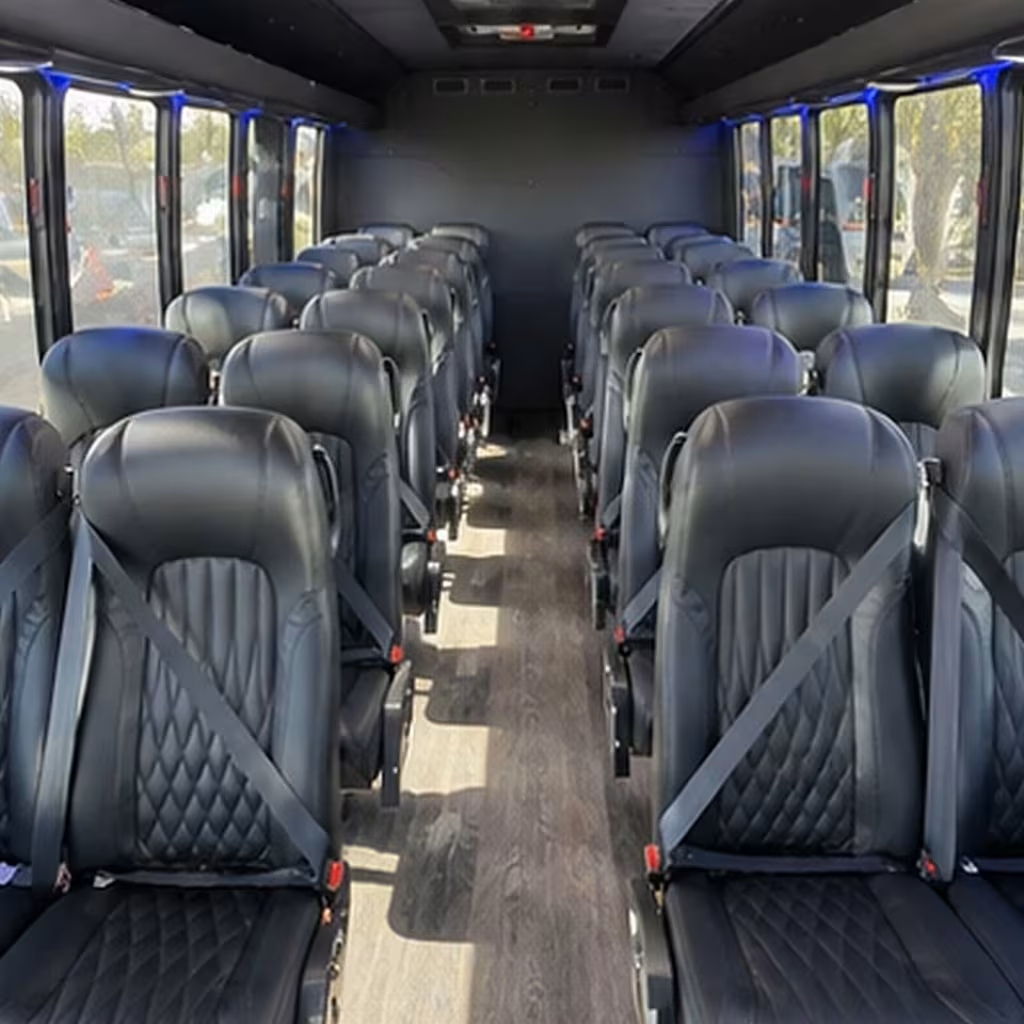 30 passenger minibus interior