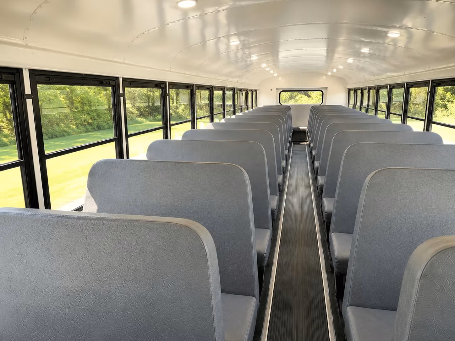 school bus interior